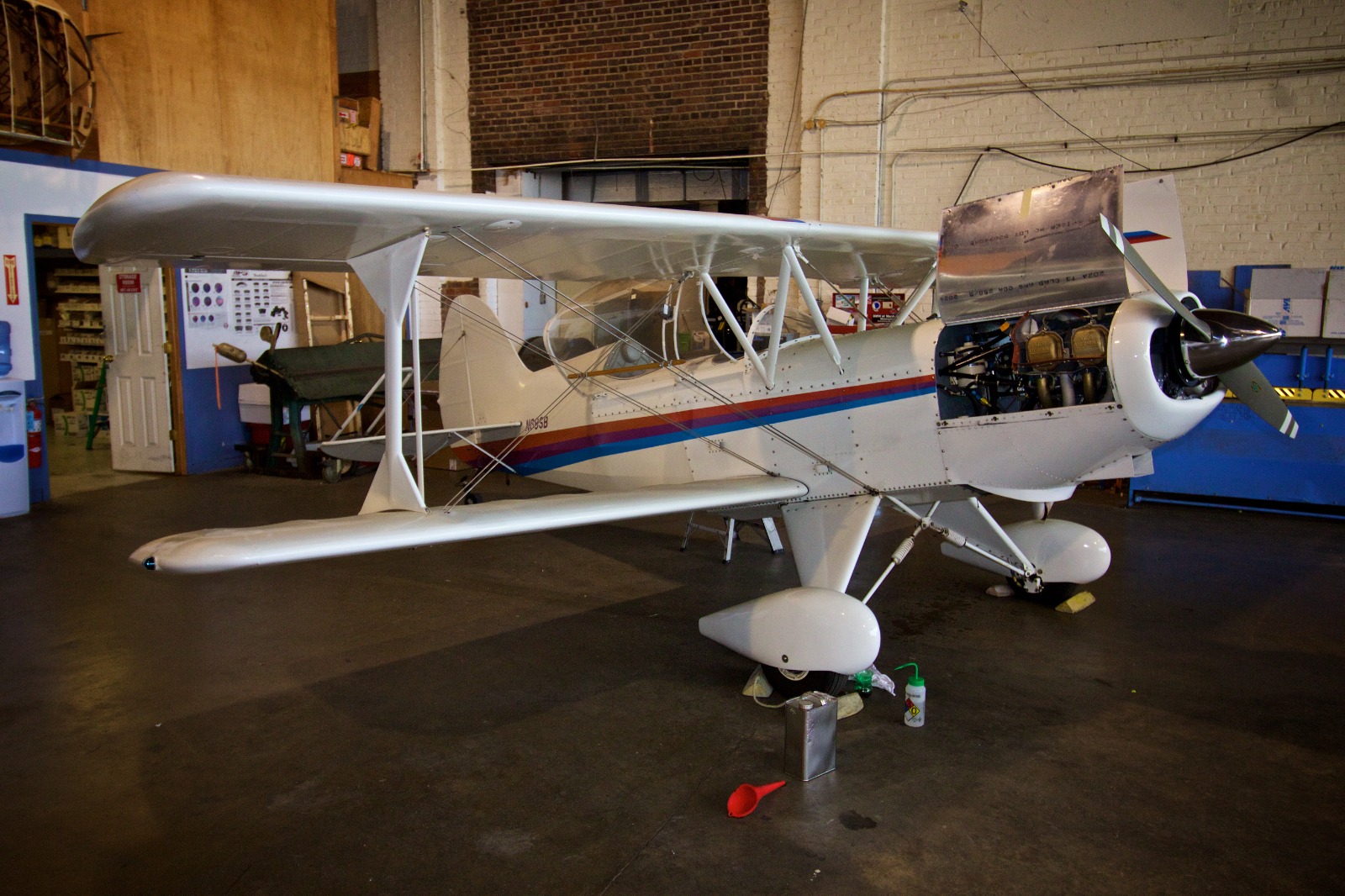 Aircraft restoration project at BOSS Aircraft Refinishers